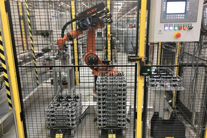 Roboticke pracovisko kolies